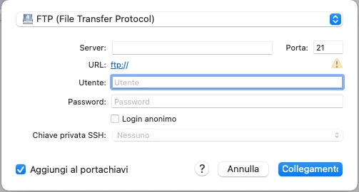How to Backup a WordPress Site 4 Freelance WordPress Web Design - Connessione Cyberduck.png
